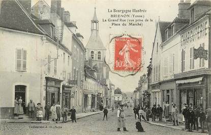 CPA FRANCE 89 "Brienon, place du marché"