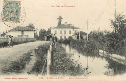 / CPA FRANCE 31 "Lisle en Dodon, usine électrique"