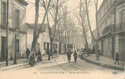 CPA FRANCE 83 "La Seyne sur mer, avenue des sablettes"