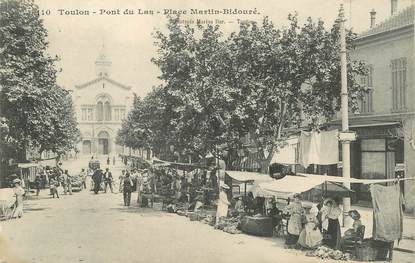   CPA FRANCE 83 "Toulon, le Pont du Las, Place Martin Bidouré"