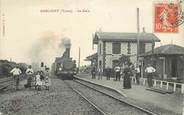 89 Yonne   CPA  FRANCE 89 "Subligny, la gare" / TRAIN