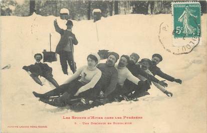 / CPA FRANCE 31 "Une descente en bobsleigh"