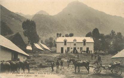 / CPA FRANCE 31 "Environs de Luchon, route du Lac d'Oo"