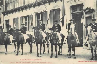 / CPA FRANCE 31 "Luchon, Guides Luchonnais à cheval"