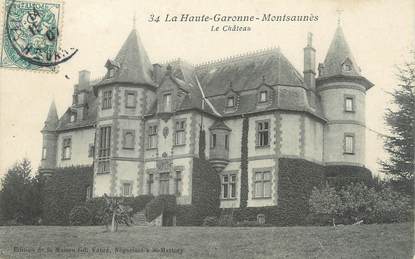 / CPA FRANCE 31 "Montsaunès, le château"