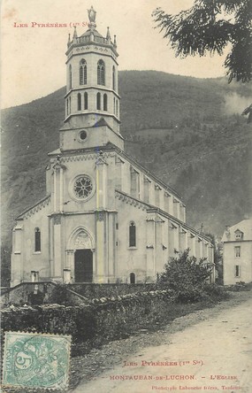 / CPA FRANCE 31 "Montauban de Luchon, l'église"