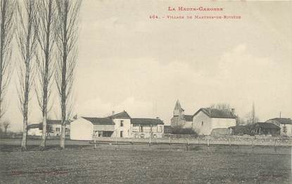 / CPA FRANCE 31 "Village de Martres de Rivière"