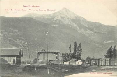 / CPA FRANCE 31 "Le pic de Gars, vu de la gare de Marignac"