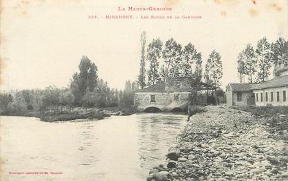 / CPA FRANCE 31 "Miramont, les bords de la Garonne"