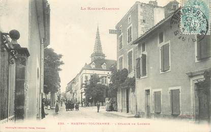 / CPA FRANCE 31 "Martres Tolosane, l'avenue de Luchon"