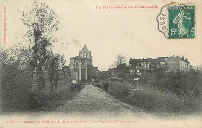 / CPA FRANCE 31 "L'église de Renneville et le château"