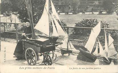 CPA FRANCE 75 "Paris, la flotte de nos jardins publics"