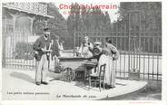 75 Pari CPA FRANCE 75 "Paris, La Marchande de coco" / PUB CHOCOLAT LORRAIN, NANCY