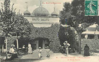 / CPA FRANCE 31 "Salies du Salat, l'établissement de bains salins"