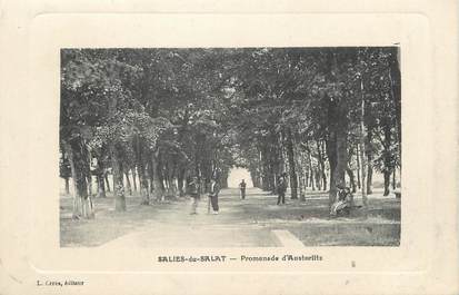 / CPA FRANCE 31 "Salies du Salat, promenade d'Austerlitz"