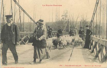 / CPA FRANCE 31 "Salies du Salat, retour du marché"