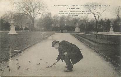  CPA FRANCE 75 "Paris, Le Charmeur d'Oiseaux au Jardin des Tuileries"