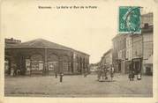 31 Haute Garonne / CPA FRANCE 31 "Rieumes, la Halle et rue de la poste"