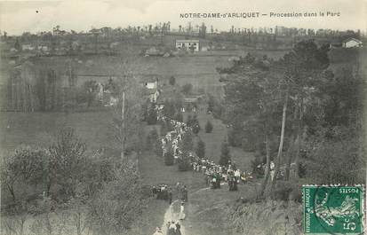 CPA FRANCE 87 "Notre Dame d'Arliquet, procession dans le parc"