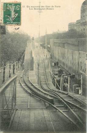 CPA FRANCE 75 "Paris, les montagnes russes" / MANEGE