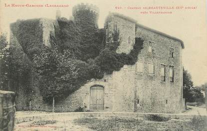 / CPA FRANCE 31 "Château de Beauteville près Villefranche"