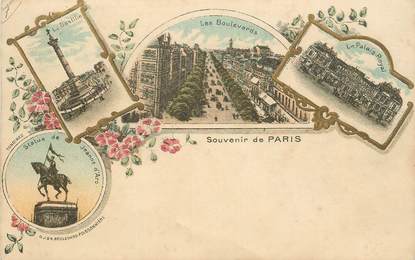  CPA FRANCE 75 "Paris, Souvenir de"