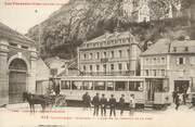 31 Haute Garonne / CPA FRANCE 31 "Saint Béat, l'arrivée du Tramway et le fort"