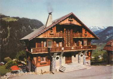 / CPSM FRANCE 74 "Châtel, hôtel restaurant Fleur de Neige"