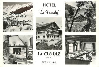 / CPSM FRANCE 74 "La Cluzaz, hôtel restaurant le Paccaly"