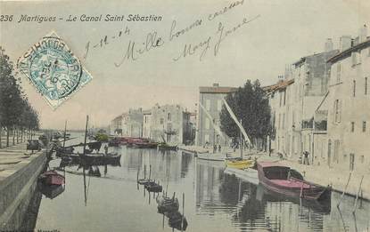 CPA FRANCE 13 "Martigues, le canal Saint Sébastien"
