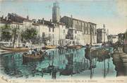 13 Bouch Du Rhone CPA FRANCE 13 "Martigues, le canal Saint Sébastien et l'Eglise de la Madeleine"