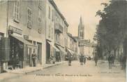 01 Ain / CPA FRANCE 01 "Ambérieu, place du marché et la grande rue"