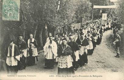 / CPA FRANCE 01 "Ars, fête du 4 août 1905"