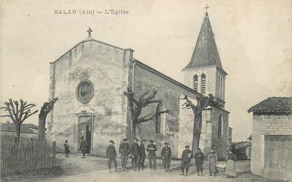 / CPA FRANCE 01 "Balan, l'église"