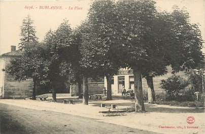 / CPA FRANCE 01 "Burblanne, la place"