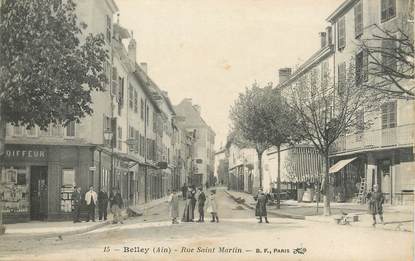 / CPA FRANCE 01 "Belley, rue Saint Martin "