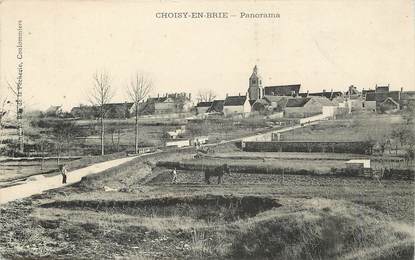 CPA FRANCE 77 "Choisy en Brie, Panorama"