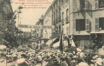 / CPA FRANCE 01 " Bourg, concours interrégional de la fédération des Patronages de France du Sud Est "