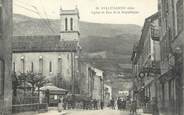 01 Ain / CPA FRANCE 01 "Bellegarde, église et rue de la république"