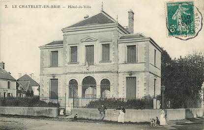 CPA FRANCE 77 "Le Chatelet en Brie, Hotel de Ville"