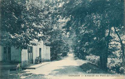 / CPA FRANCE 01 "Cordon, av du Pont de Cordon"