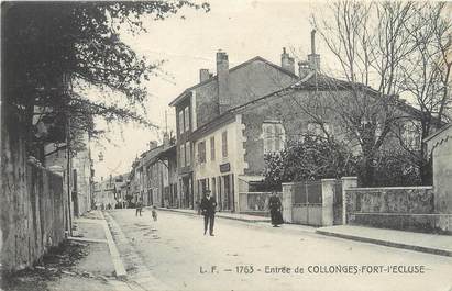 / CPA FRANCE 01 "Entrée de Collonges fort Ecluse"