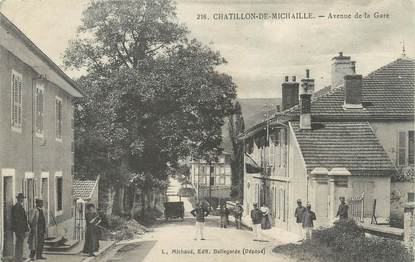 / CPA FRANCE 01 "Chatillon de Michaille, av de la gare"