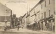 / CPA FRANCE 01 "Chatillon de Michaille, intérieur du village et route de Bellegarde"