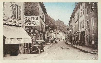 / CPA FRANCE 01 "La Cluse, grande rue "