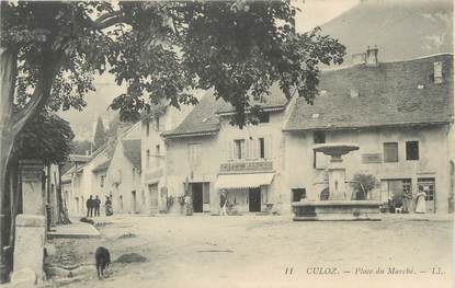 / CPA FRANCE 01 "Culoz, place du marché"