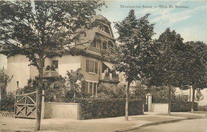 / CPA FRANCE 01 "Divonne Les Bains, villa Dr Bonnus "