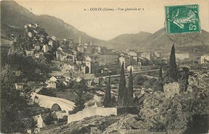 CPA FRANCE 20 "Corse, Corté, vue générale n° 2"