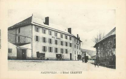 / CPA FRANCE 01 "Hauteville, l'hôtel Charvet"