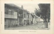 01 Ain / CPA FRANCE 01 "Hauteville, rue de la gare"